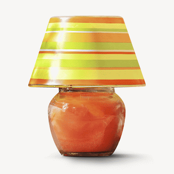 Orange lamp collage element psd | Free PSD - rawpixel