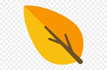 Orange Leaf Illustration Transparent Png - Orange