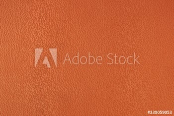 Orange leather