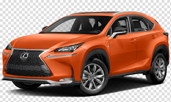 Orange Lexus PNG Image Background