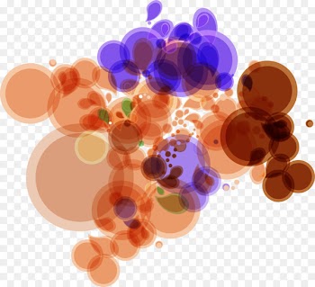 Orange Light Download - Orange fresh bubble circle 