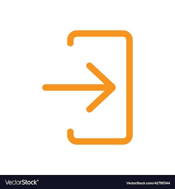 orange login icon