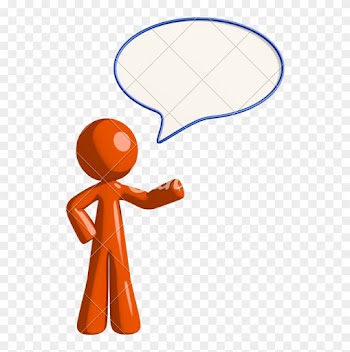 Orange Man Word Bubble - Clipart Orange Man In Thought Bubble