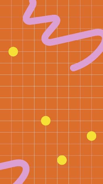 Orange Memphis iPhone wallpaper, aesthetic | Free Photo - rawpixel