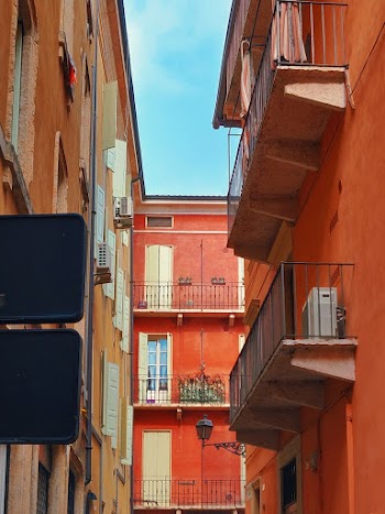 Orange Mid-rise Concrete Buildings