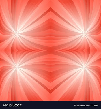 Orange mirror twirl background vector image