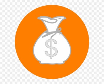 Orange Money Bag Clip Art At Clker - Bitcoin Icon Vector
