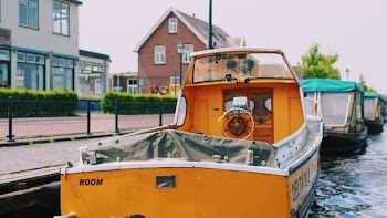 Orange Motorboat