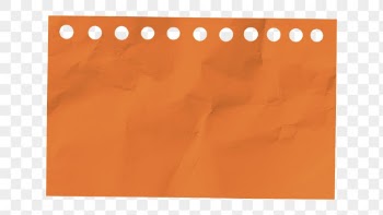 Orange notepaper png, crumpled texture, | Free PNG - rawpixel
