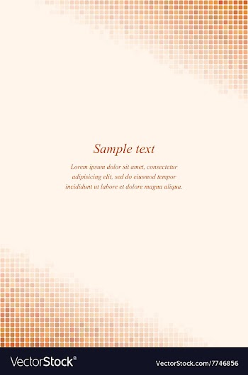 Orange page corner design template vector image