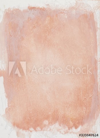 Orange paint on a canvas