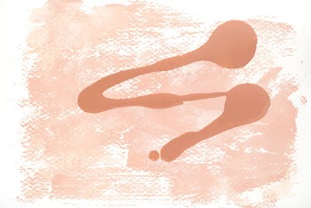 Orange paint on a canvas | Free stock vector - 582102