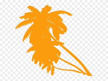 Orange Palm Tree Clip Art