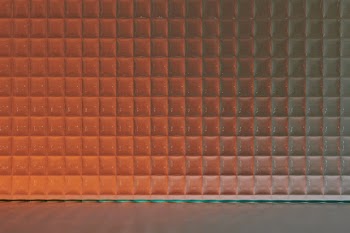 Orange product backdrop with patterned glass | Free stock photo | High Resolution image