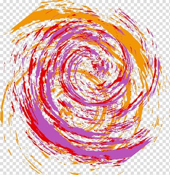 Orange, red, and purple hole painting illustration, Graffiti transparent background PNG clipart
