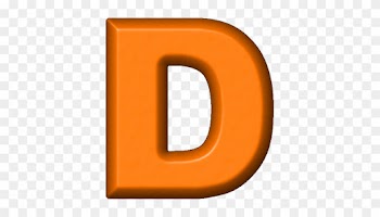 Orange Refrigerator Magnet D - Orange Refrigerator Magnet D
