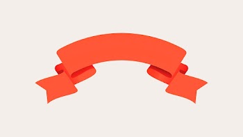 Orange ribbon banner psd, decorative label… | Free stock illustration | High Resolution graphic