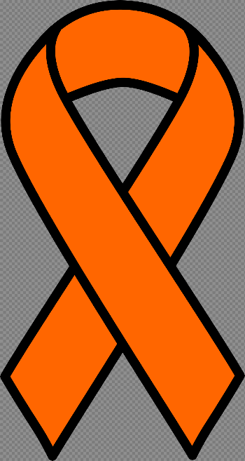 Orange Ribbon - Clip Art Library