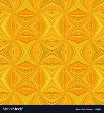 Orange seamless abstract psychedelic curved vector image