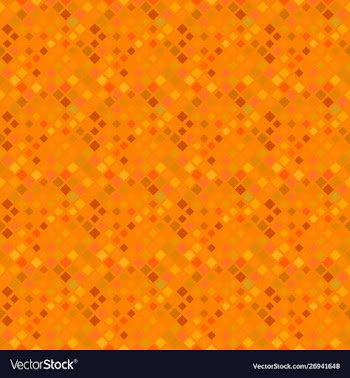 Orange seamless geometrical diagonal square vector image