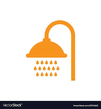 orange shower icon
