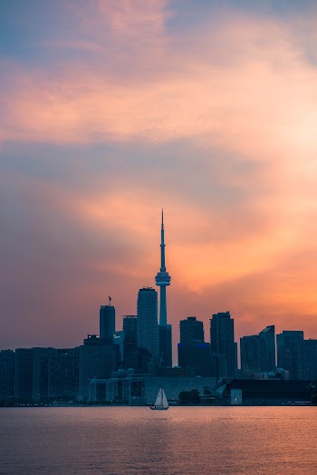 Orange Sky over City by the Bay