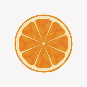 Orange slice clipart, fruit illustration | Free Vector - rawpixel