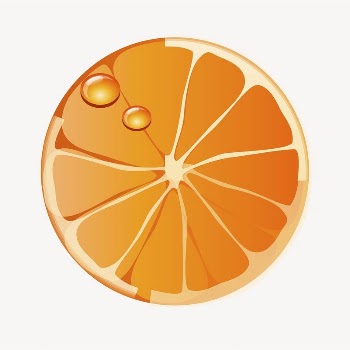 Orange slice clipart, fruit illustration | Free Vector - rawpixel