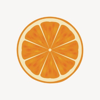 Orange slice sticker, fruit illustration | Free PSD - rawpixel