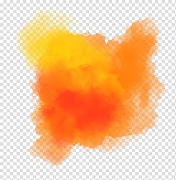 Orange smoke, Computer , Orange smoke transparent background PNG clipart