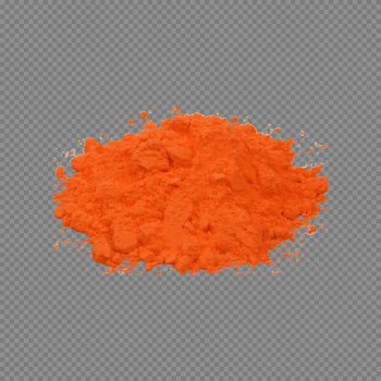 Orange Smoke PNG Image with Transparent Background
