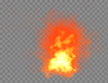 Orange Smoke Transparent Images