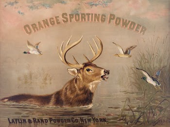 Orange sporting powder (1873) by Laflin | Free Photo Illustration - rawpixel