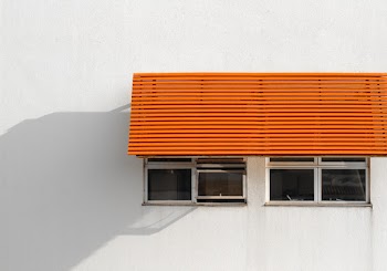 Orange Steel Canopy