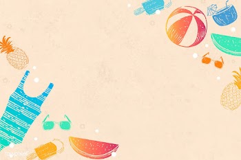 Orange summer background | Free stock vector - 580245