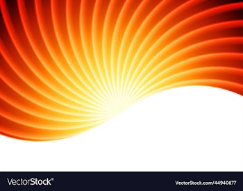orange sun beams abstract background