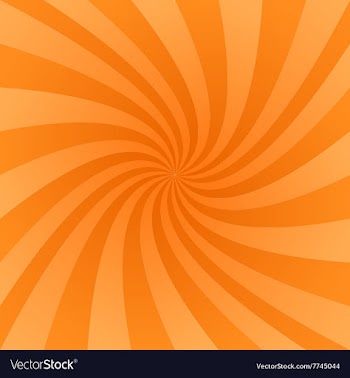 Orange swirl design background vector image