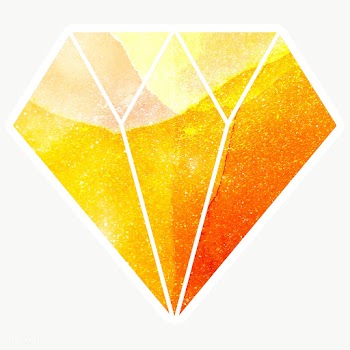 Orange textured paper diamond shaped sticker design element | Free  transparent png - 2343623