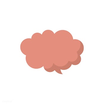 Orange thought bubble graphic illustration | Free stock vector - 429515