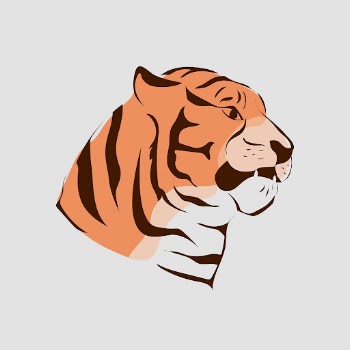 Orange tiger, zodiac clipart, Chinese | Free Vector Illustration - rawpixel
