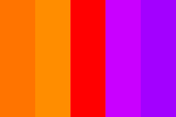 orange to purple Color Palette