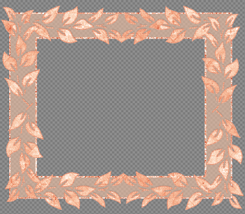 Orange Transparent Frame with Leafs | Gallery Yopriceville - High ...