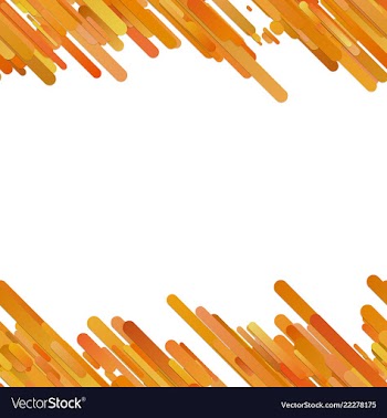 Orange trendy gradient background with seamless vector image