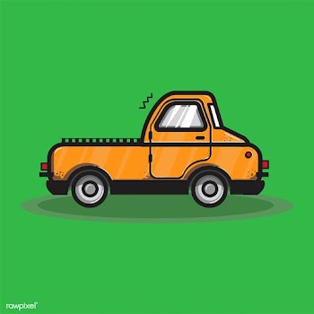 Orange truck transportation graphic illustrat.. | Free stock vector - 431784