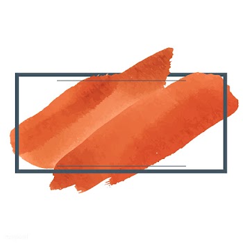 Orange watercolor banner design vector | Free stock vector - 512736
