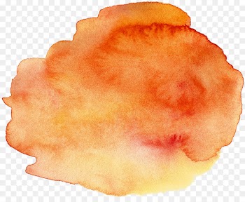 Orange Watercolor painting Tangerine - Orange watercolor effect 
