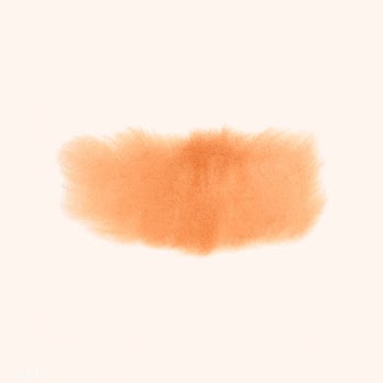 Orange watercolor style banner vector | Free stock vector - 530722