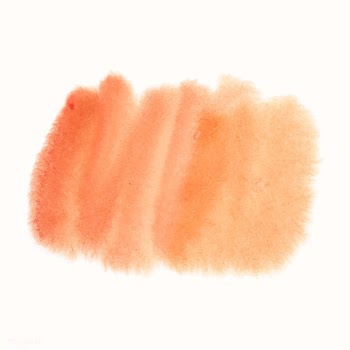 Orange watercolor style banner vector | Free stock vector - 530767