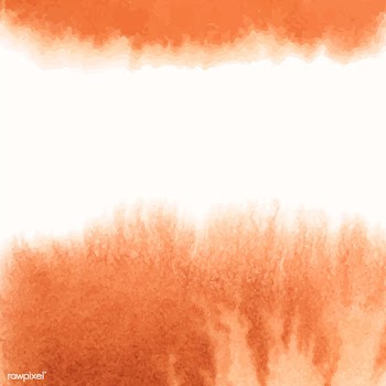 Orange watercolor style banner vector | Free stock vector - 530777