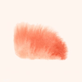 Orange watercolor style banner vector | Free stock vector - 530789